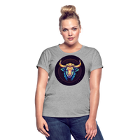 Thumbnail for Women's Magic Taurus Relaxed Fit T-Shirt - heather gray