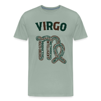 Thumbnail for Men's Power Words Virgo Premium T-Shirt - steel green