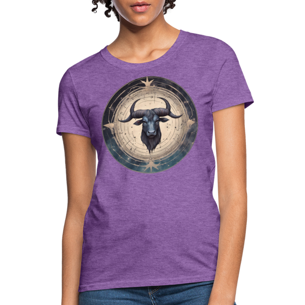 Women's Mythical Taurus T-Shirt - purple heather