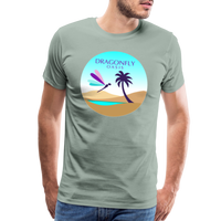 Thumbnail for Men's Dragonfly Oasis v.2 Premium T-Shirt - steel green