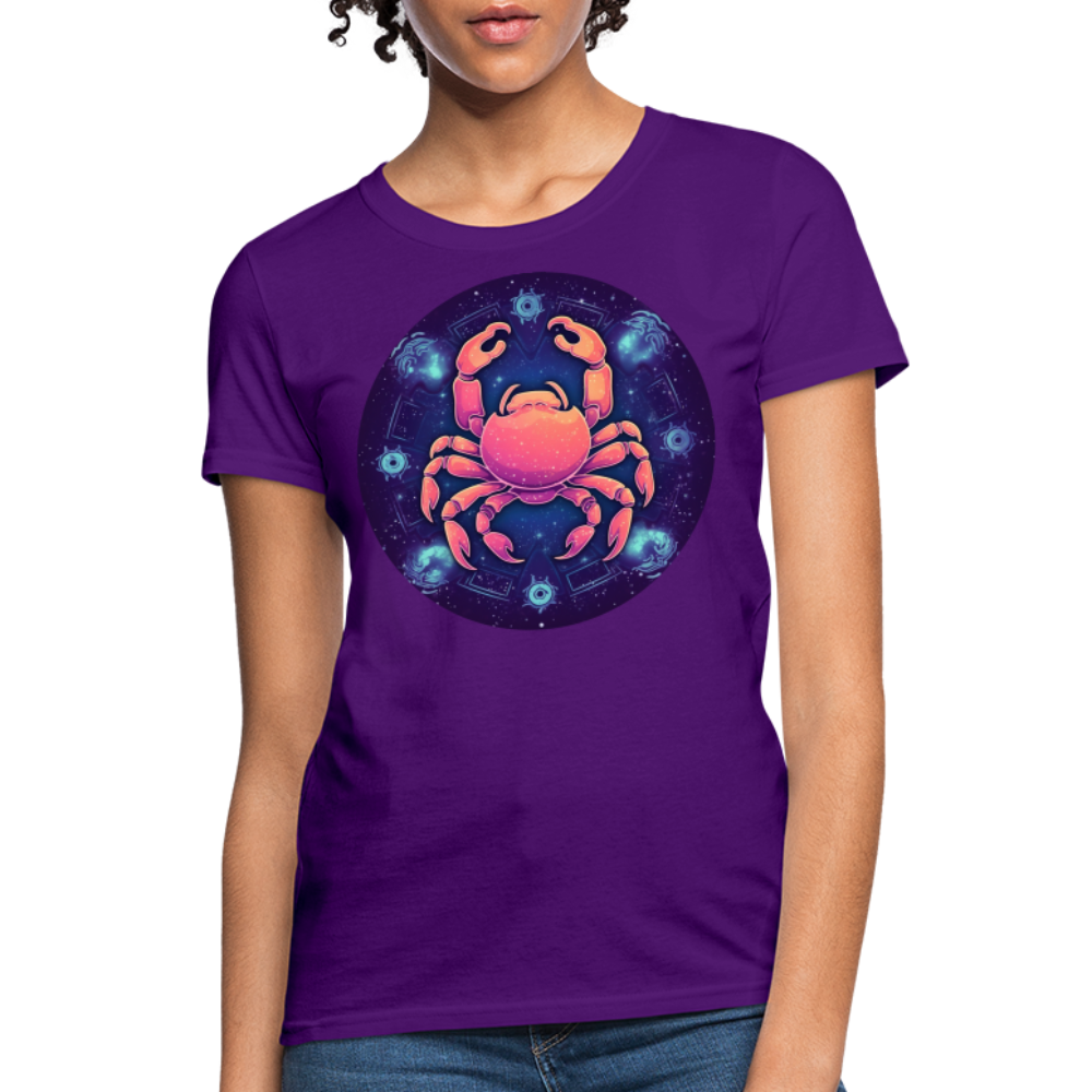 Women's Magic Cancer T-Shirt - purple