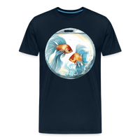 Thumbnail for Men's Mythical Pisces Premium T-Shirt - deep navy