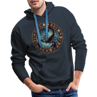 Thumbnail for Men’s Mythical Scorpio Premium Hoodie - navy