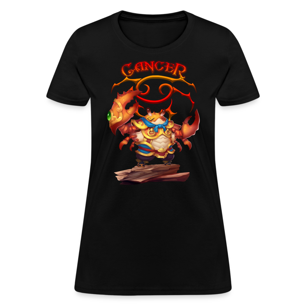 Women's Astral Cancer T-Shirt - black