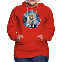 Thumbnail for Women’s Mythical Leo Premium Hoodie - red