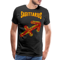 Thumbnail for Men's Power Words Sagittarius Premium T-Shirt - black