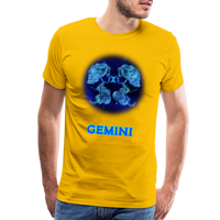 Thumbnail for Men's Gemini Premium T-Shirt - sun yellow