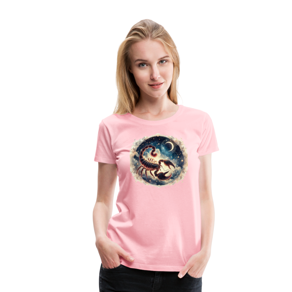 Women’s Mythical Scorpio Premium T-Shirt - pink