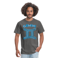 Thumbnail for Men's Power Words Gemini Classic T-Shirt - charcoal