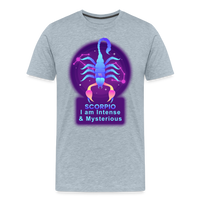 Thumbnail for Men's Neon Scorpio Premium T-Shirt - heather ice blue