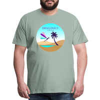 Thumbnail for Men's Dragonfly Oasis v.2 Premium T-Shirt - steel green