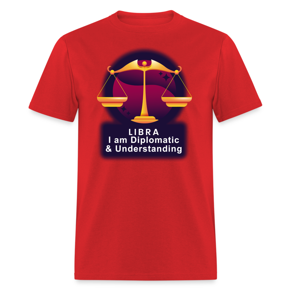 Men's Glow Libra Classic T-Shirt - red