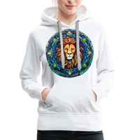 Thumbnail for Women’s Mosaic Leo Premium Hoodie - white