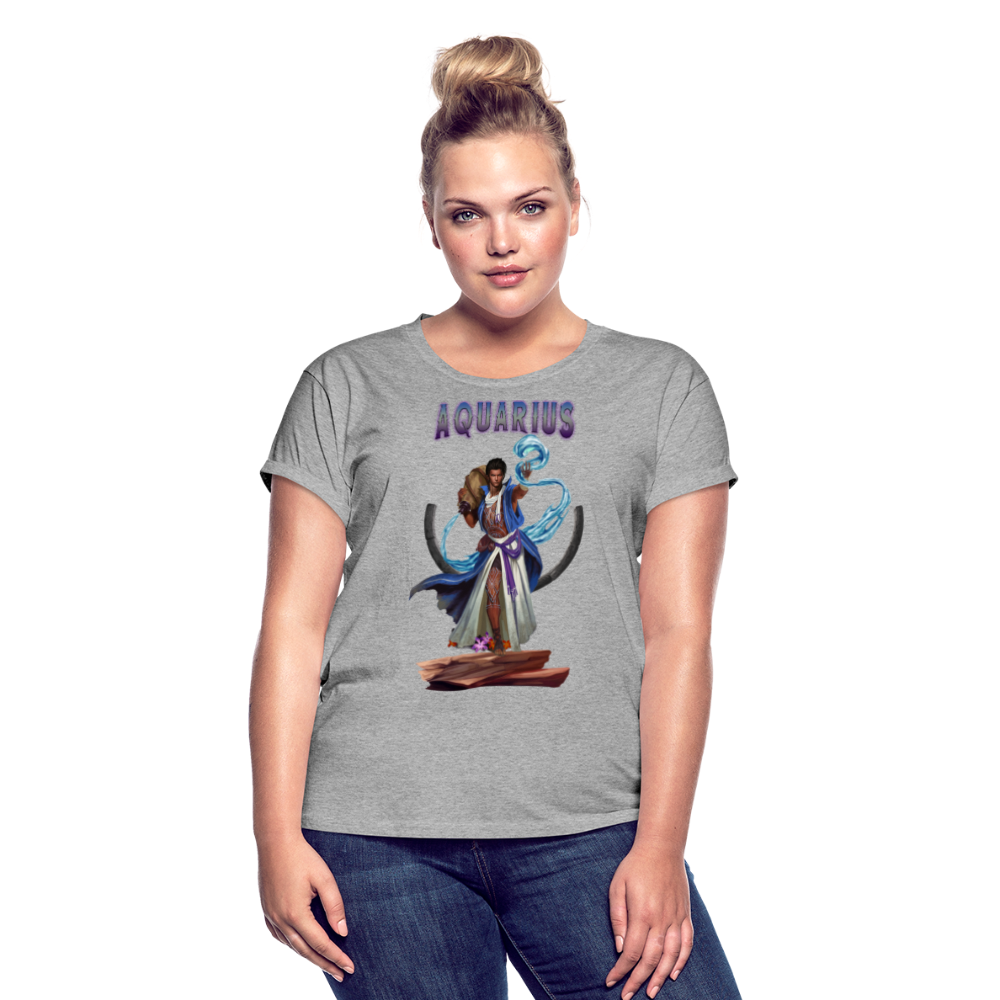 Women's Astral Aquarius Relaxed Fit T-Shirt - heather gray