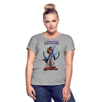 Thumbnail for Women's Astral Aquarius Relaxed Fit T-Shirt - heather gray