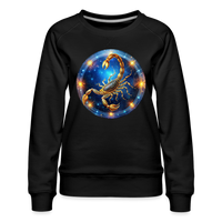 Thumbnail for Women’s Mystic Scorpio Premium Sweatshirt - black