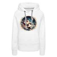 Thumbnail for Women’s Mythical Scorpio Premium Hoodie - white