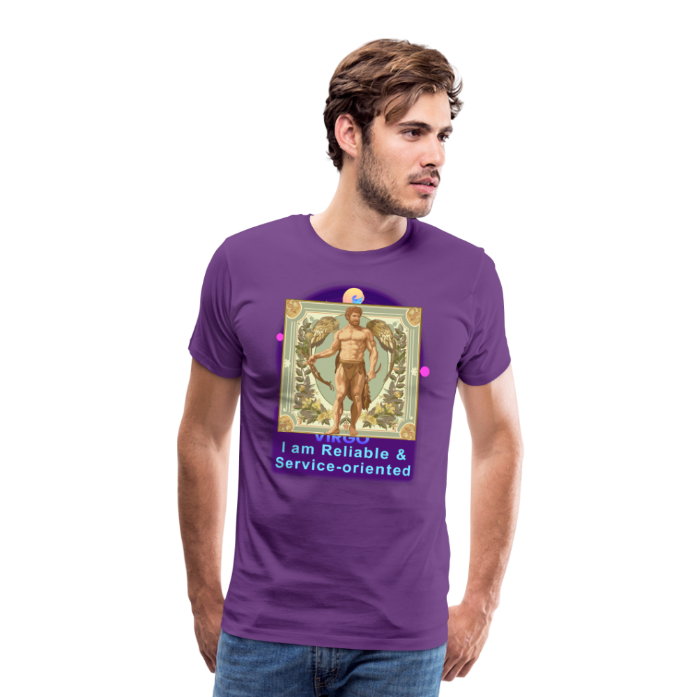 Men's Mythical Virgo Premium T-Shirt - purple