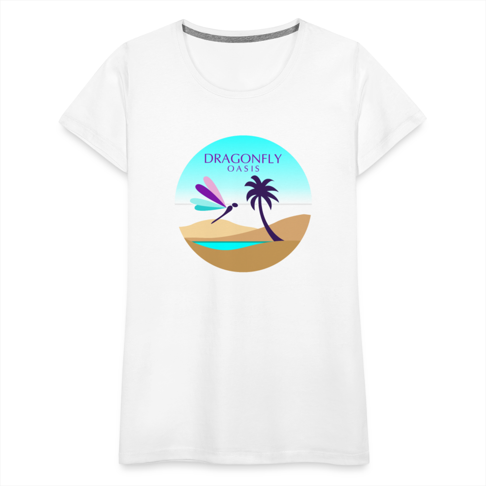 Women's Dragonfly Oasis V.2 Premium T-Shirt - white