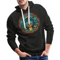 Thumbnail for Men’s Mosaic Libra Premium Hoodie - charcoal grey