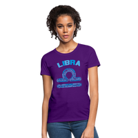 Thumbnail for Women's Power Words Libra T-Shirt - purple