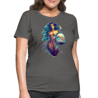 Thumbnail for Women's Mythical Aquarius T-Shirt - charcoal