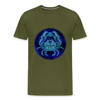 Thumbnail for Men's Stellar Cancer Premium T-Shirt - olive green