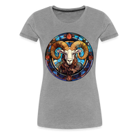 Thumbnail for Women’s Mosaic Aries Premium T-Shirt - heather gray