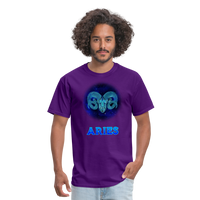 Thumbnail for Men's Stellar Aries Classic T-Shirt - purple