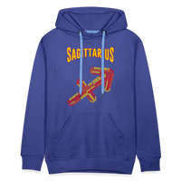 Thumbnail for Men's Power Words Sagittarius Premium Hoodie - royal blue