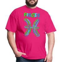 Thumbnail for Men's Power Words Pisces Classic T-Shirt - fuchsia