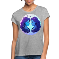 Thumbnail for Women's Magic Gemini Relaxed Fit T-Shirt - heather gray