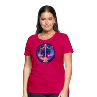 Thumbnail for Women’s Magic Libra Premium T-Shirt - dark pink