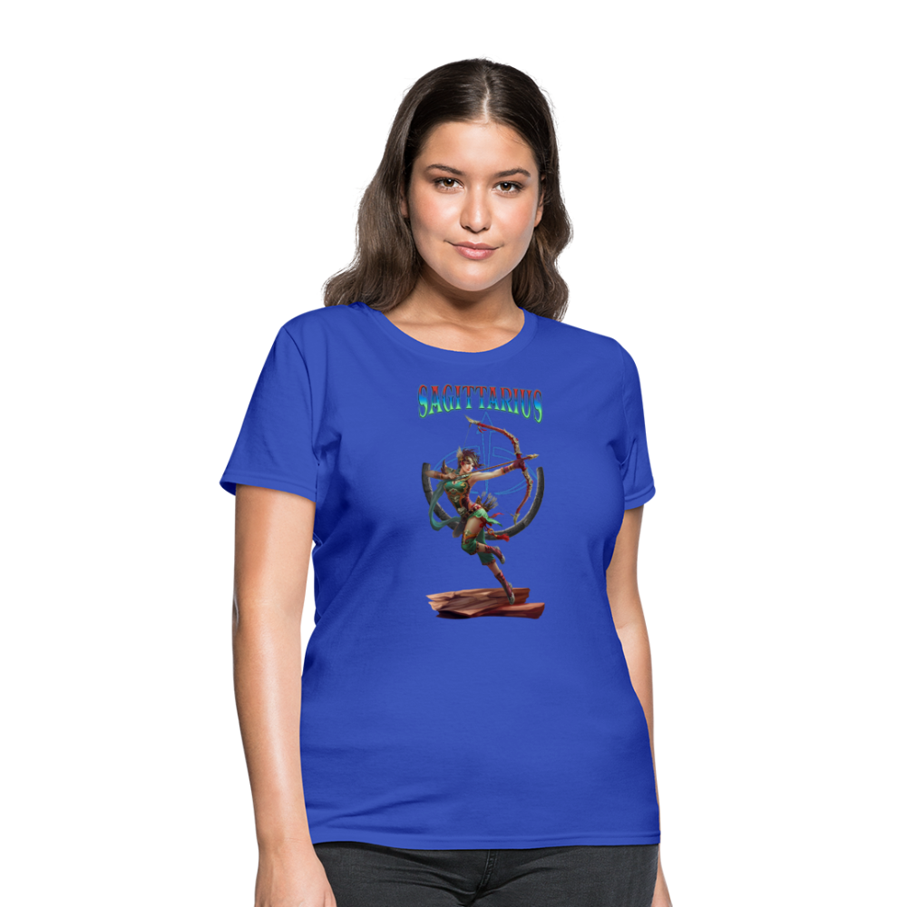 Astral Sagittarius Women's T-Shirt - royal blue