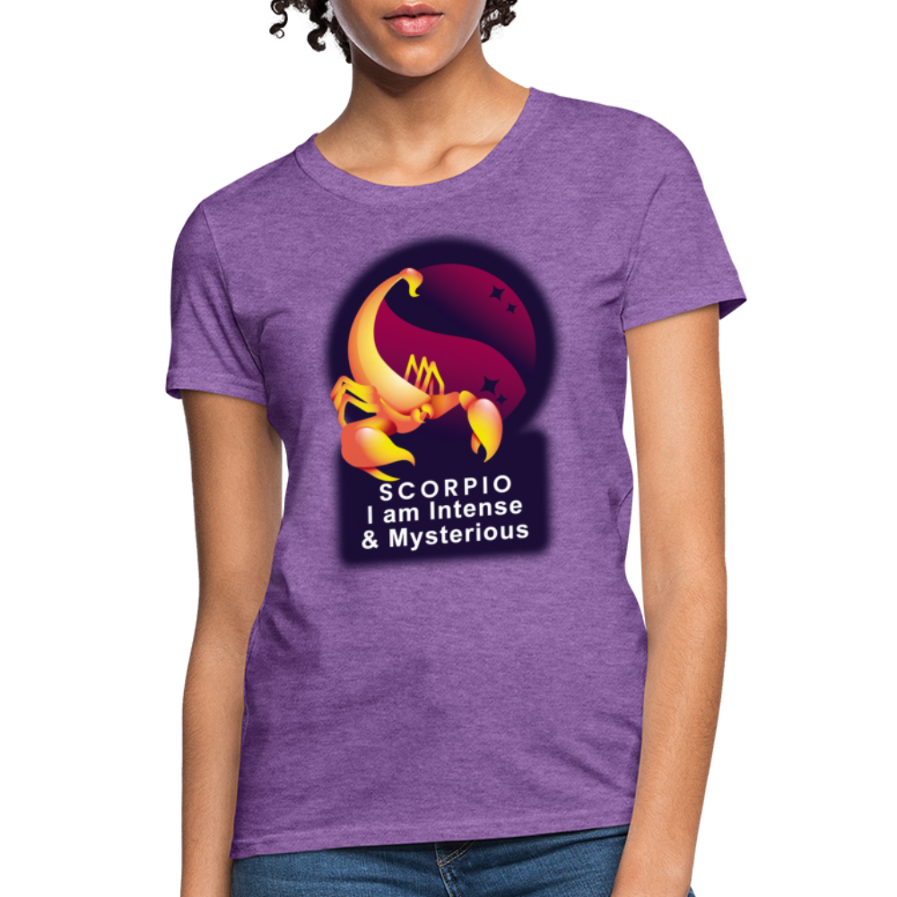 Women's Glow Scorpio T-Shirt - purple heather