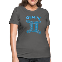 Thumbnail for Women's Power Words Gemini T-Shirt - charcoal