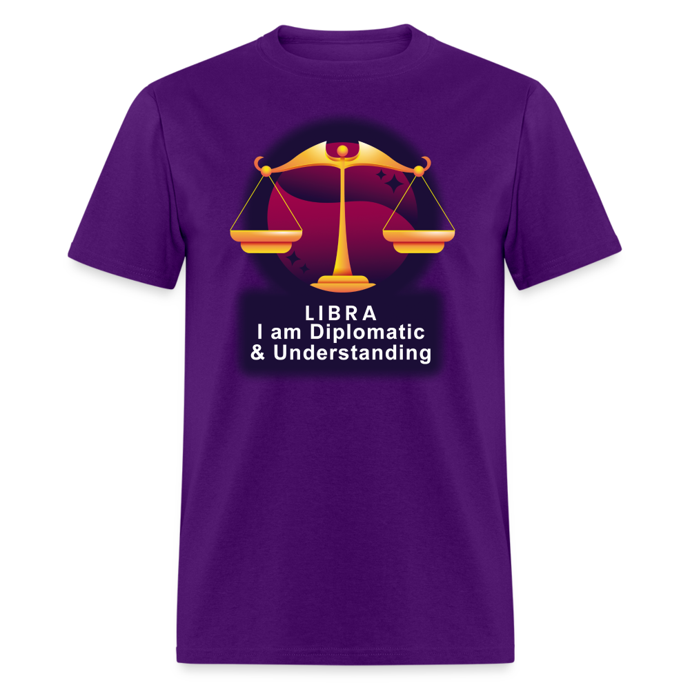 Men's Glow Libra Classic T-Shirt - purple