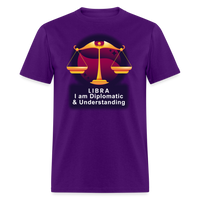 Thumbnail for Men's Glow Libra Classic T-Shirt - purple