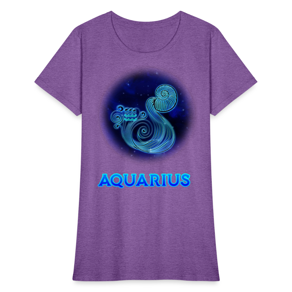 Women's Stellar Aquarius T-Shirt - purple heather