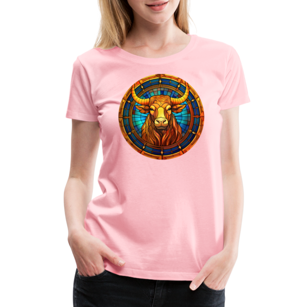 Women’s Mosaic Taurus Premium T-Shirt - pink