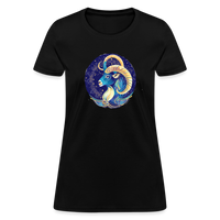 Thumbnail for Women's Mythical Capricorn T-Shirt - black