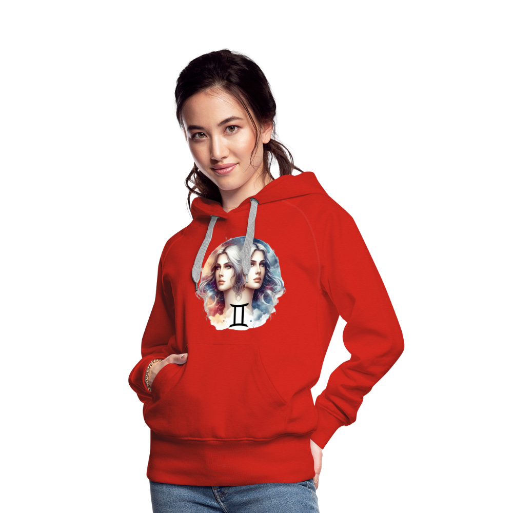 Women’s Mythical Gemini Premium Hoodie - red