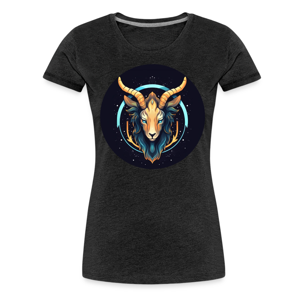 Women’s Mystic Capricorn Premium T-Shirt - charcoal grey