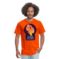 Thumbnail for Men's Glow Gemini Classic T-Shirt - orange