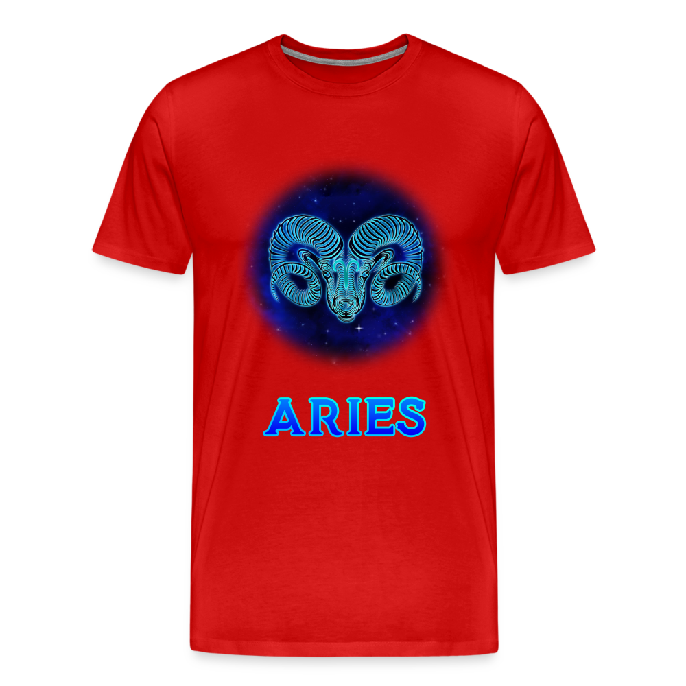 Men's Aries Premium T-Shirt - red