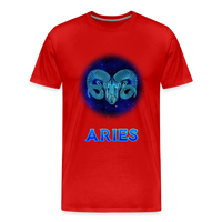 Thumbnail for Men's Aries Premium T-Shirt - red