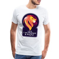 Thumbnail for Men's Glow Leo Premium T-Shirt - white