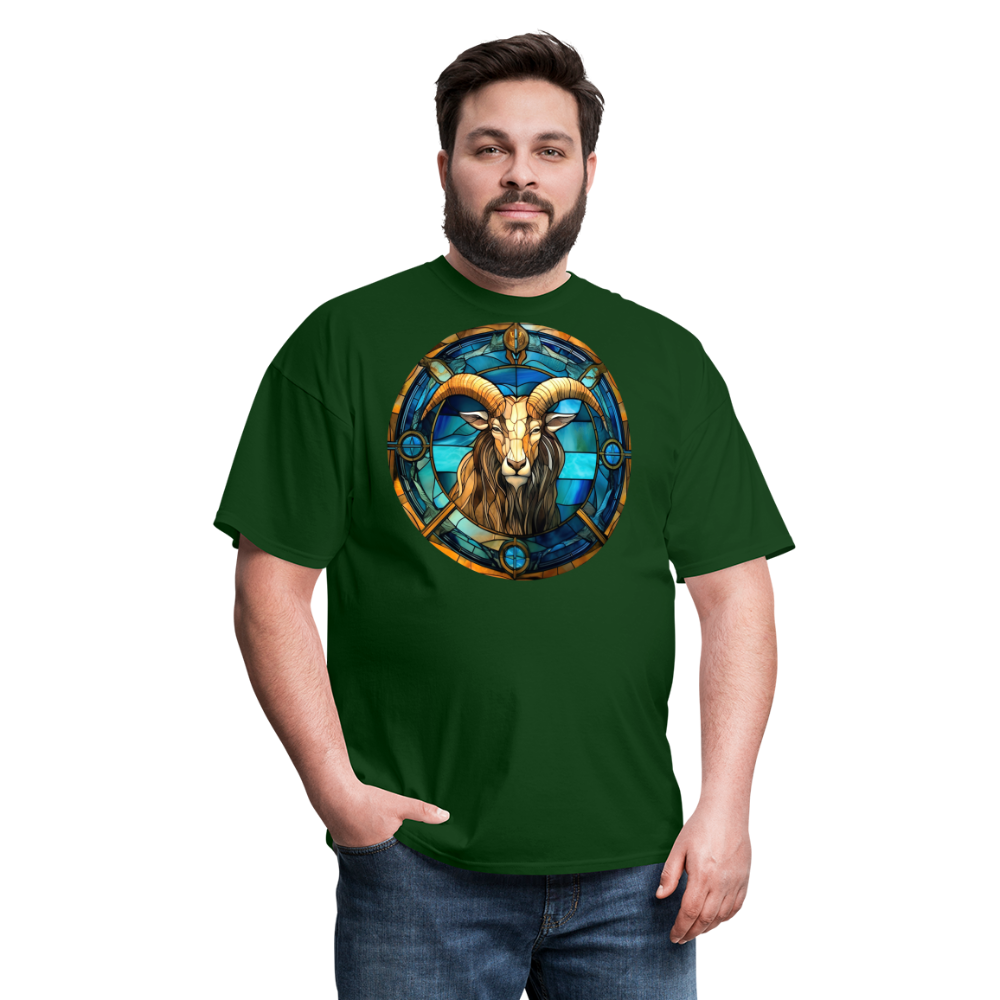 Men's Mosaic Capricorn Classic T-Shirt - forest green