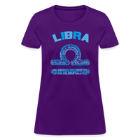 Thumbnail for Women's Power Words Libra T-Shirt - purple