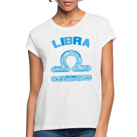 Thumbnail for Women's Power Words Libra Relaxed Fit T-Shirt - white